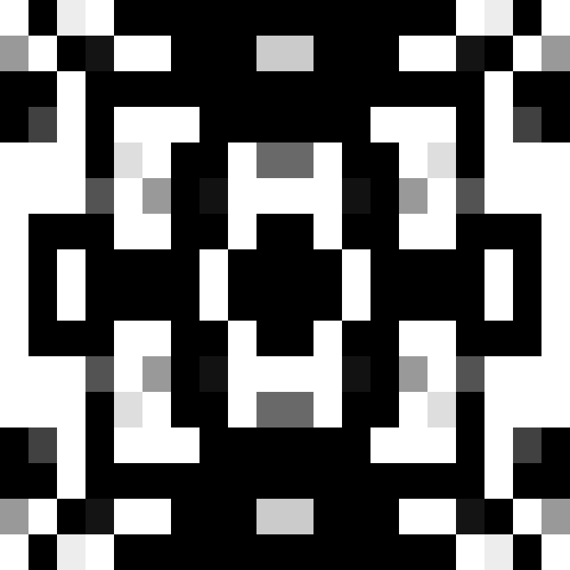 QR Glyphs Invaders #10 static token preview