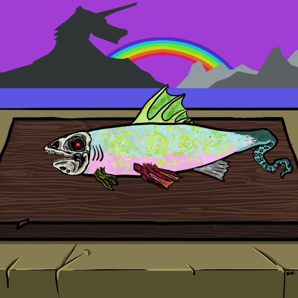 Monstrous Catch #179 static token preview