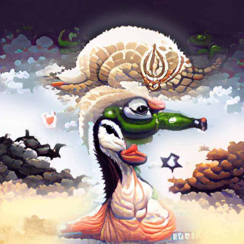 What do geese dream in the shadows #9 static token preview