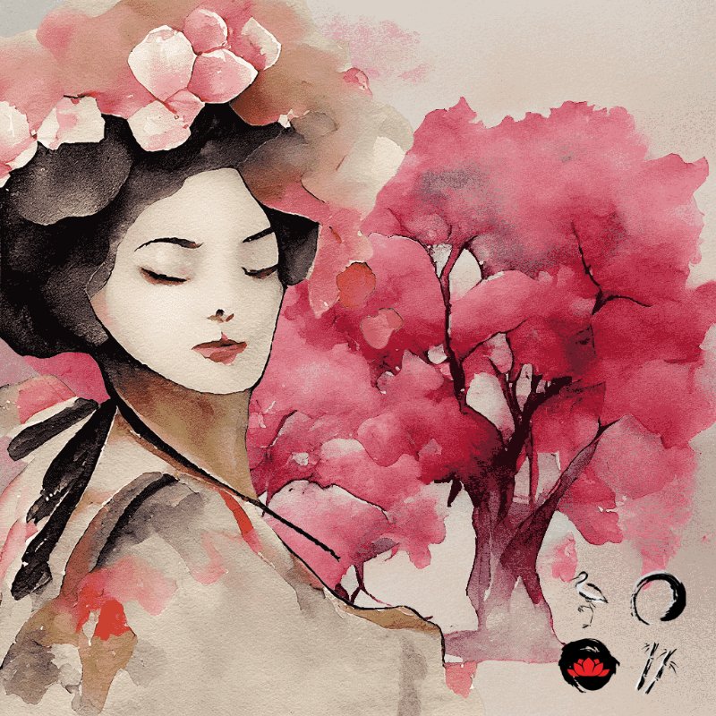 Pink Geisha #12 static token preview