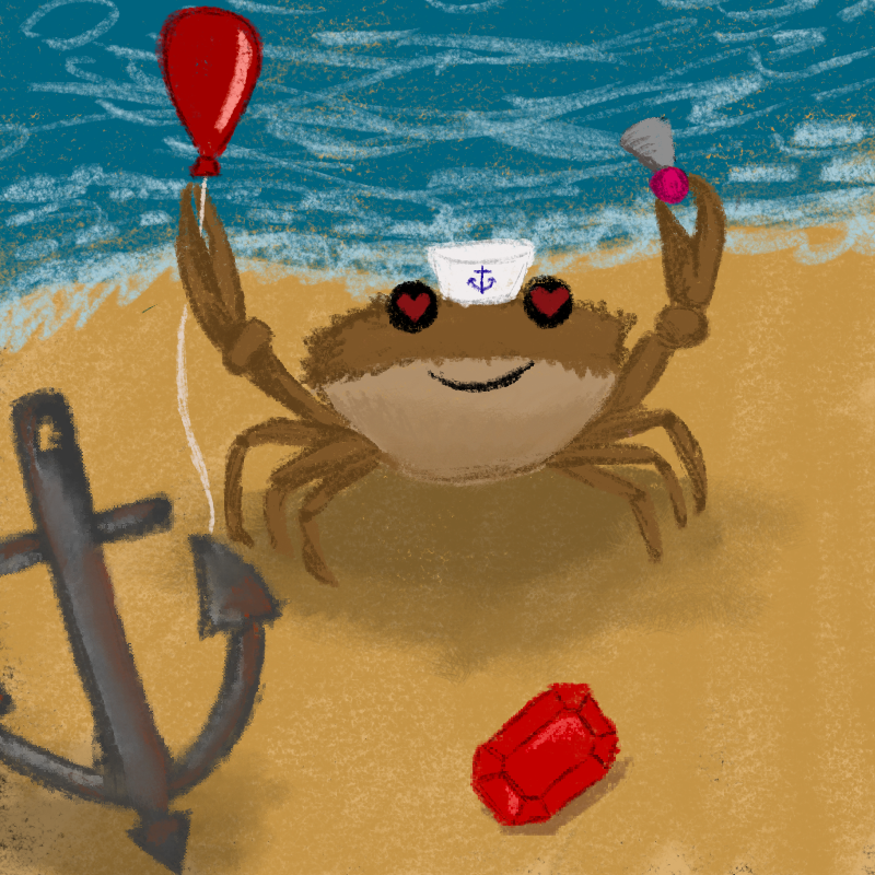 Silly Crab #14 static token preview