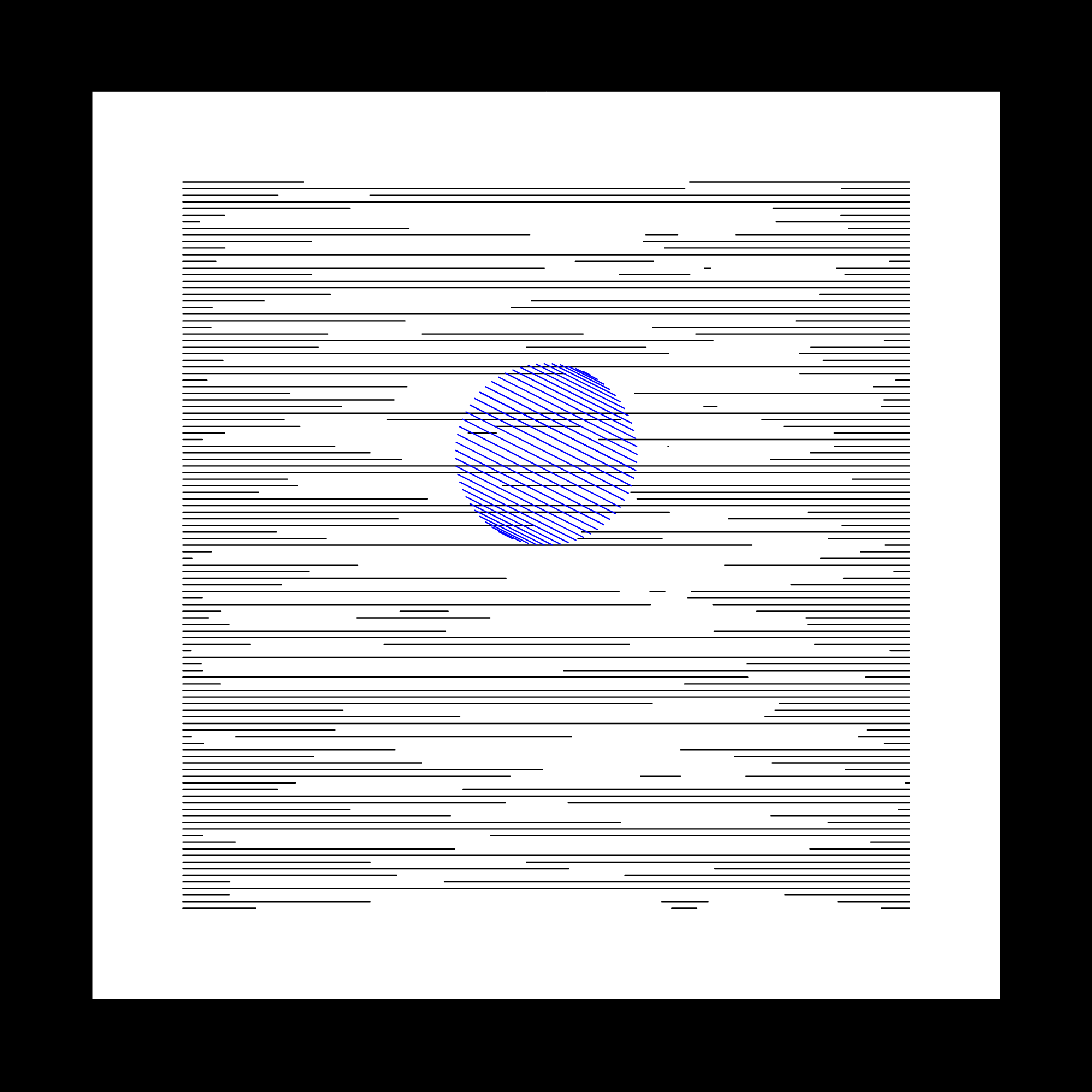111 lignes horizontales et un rond #1 static token preview