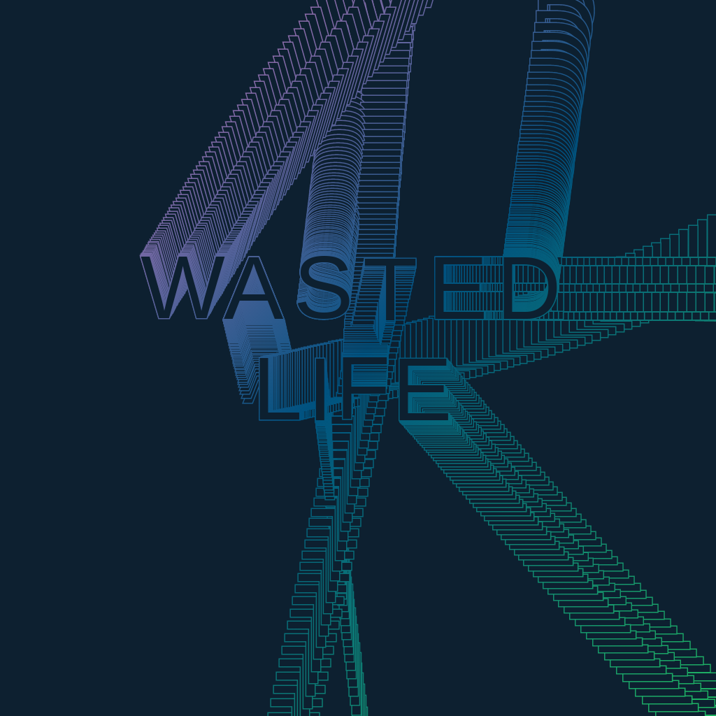 wasted life #4 static token preview