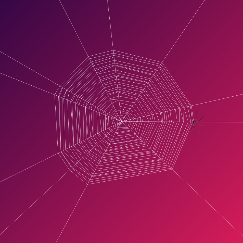 Weaving Spiders #16 static token preview