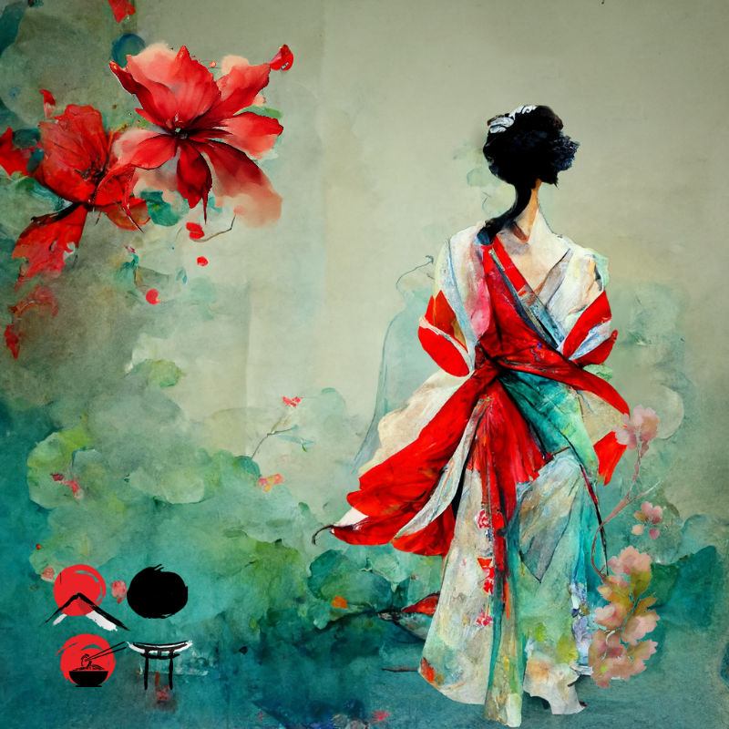 The dancing geisha #1 static token preview
