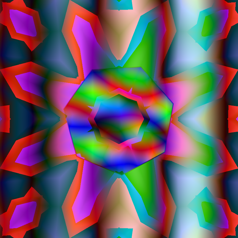 Multiple Colorful Shapes #14 static token preview