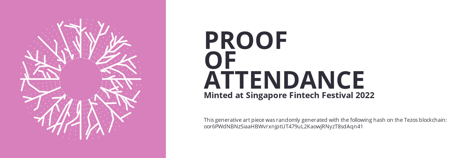 SFF2022 Proof of Attendance Token #537 static token preview