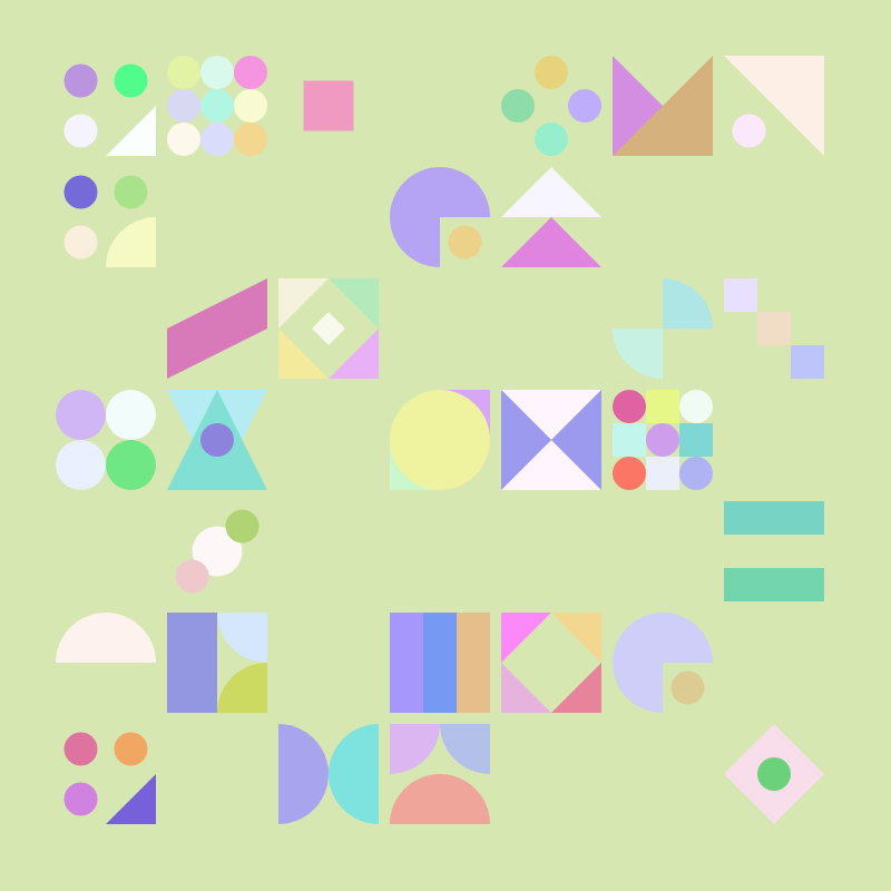Confetti Shapes #14 static token preview