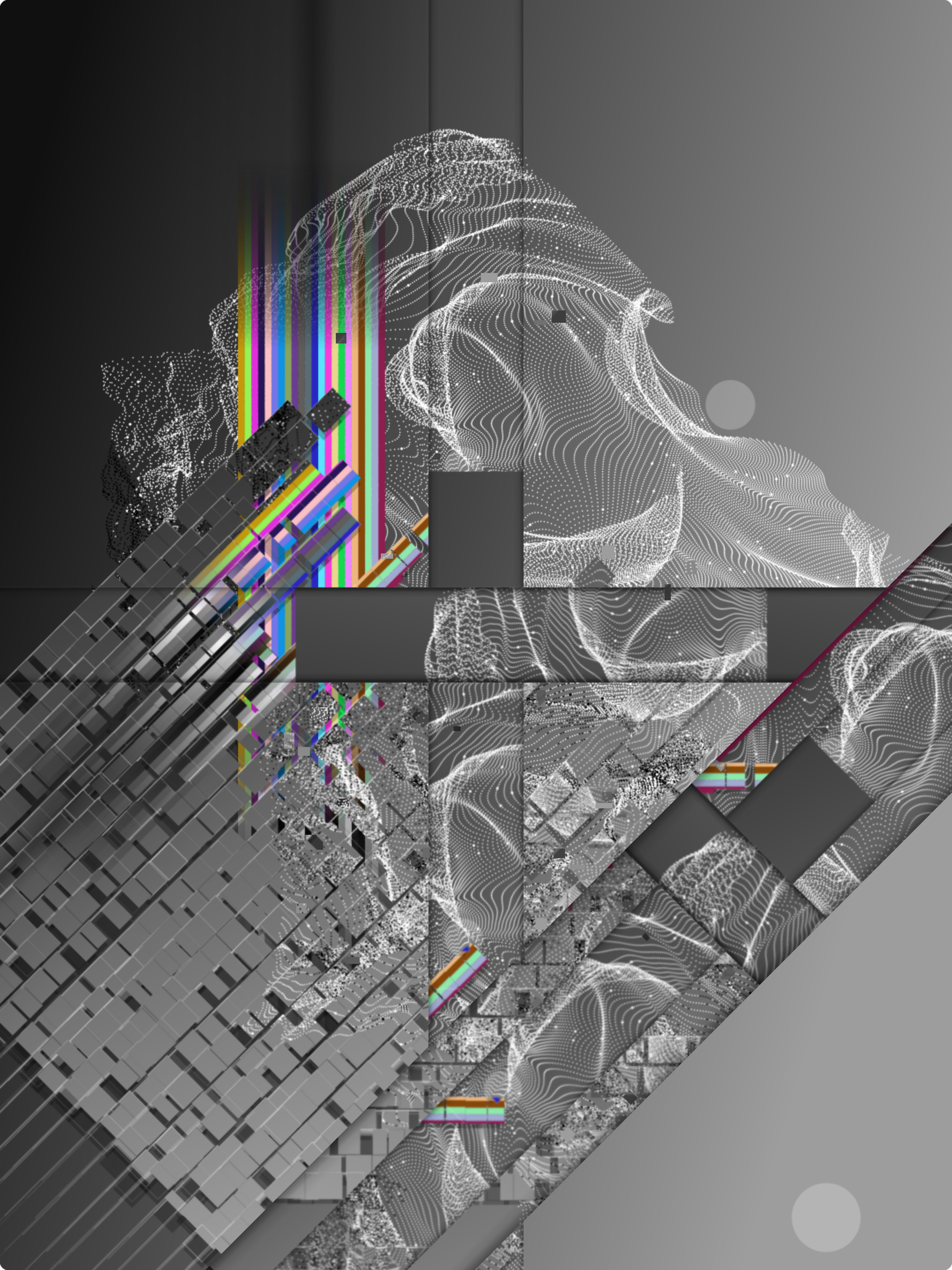 Fronteras en abstracto #66 static token preview
