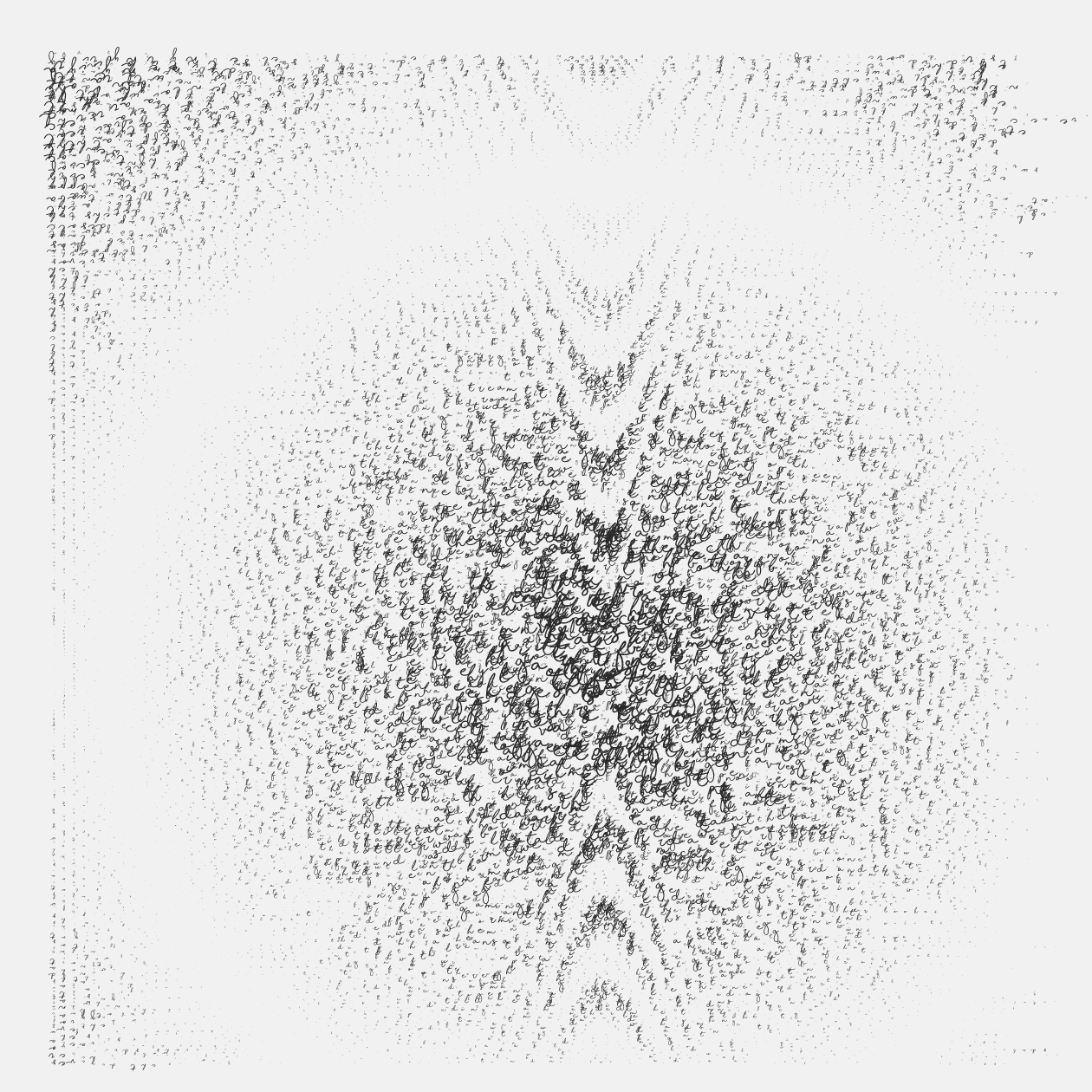 Asemic Writing 1o1 #6 static token preview