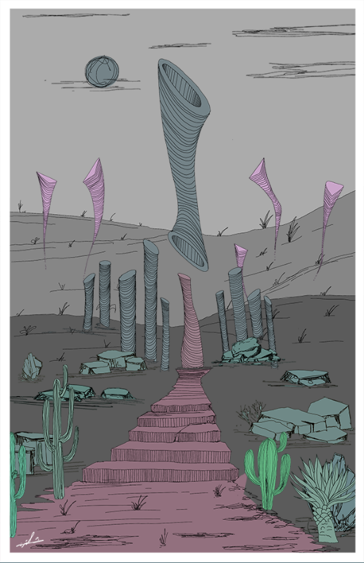 Skyward Garden #zentangle_world #24 static token preview