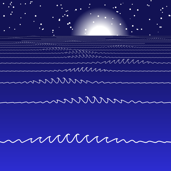 moonlitWaves #1 static token preview
