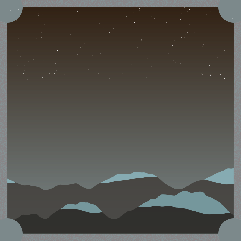 Stars and snow in the Andes Mountains #14 static token preview