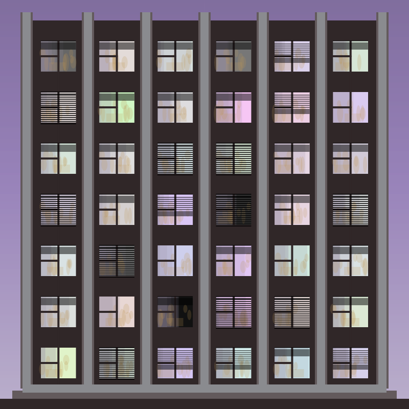 Night Windows #7 static token preview