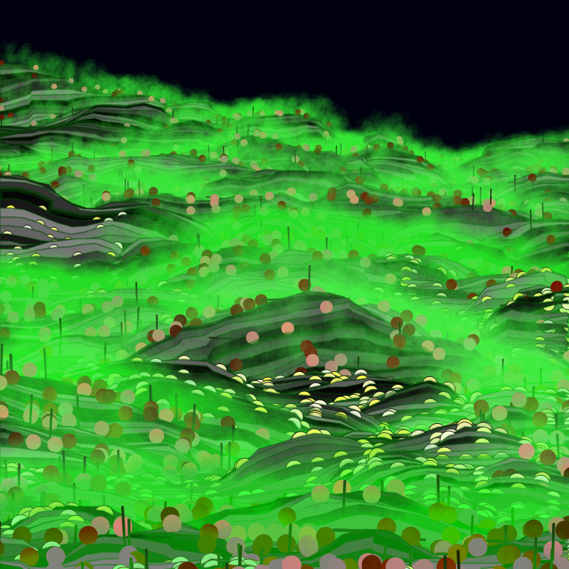 Alien Landscape #6 static token preview