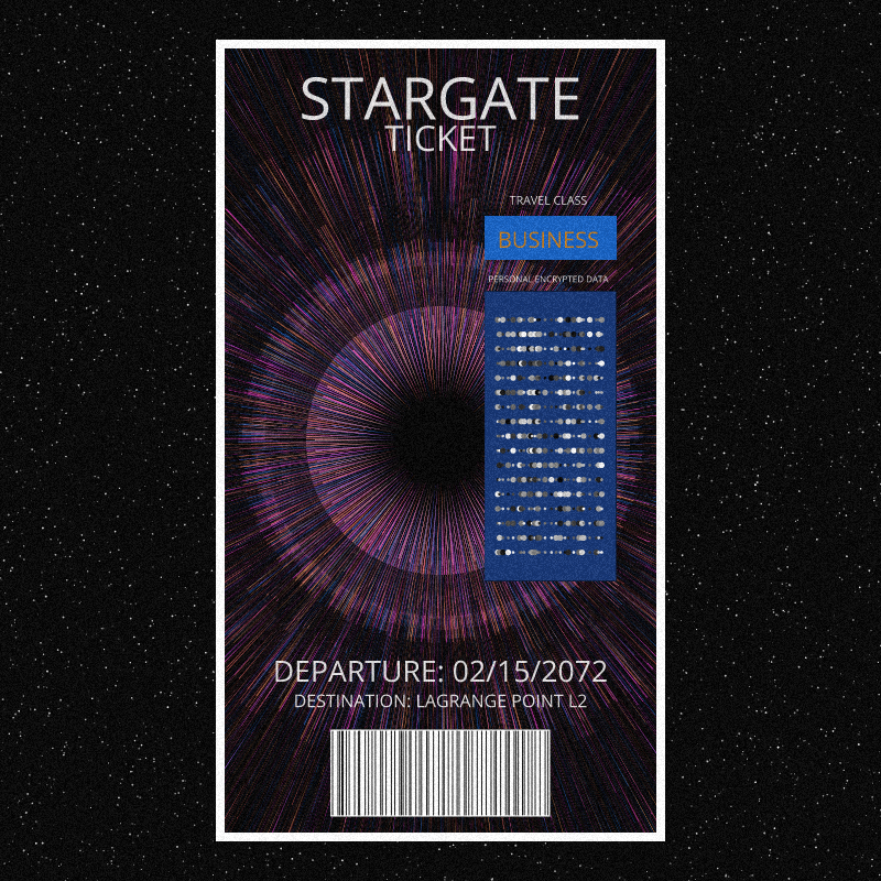 Stargate Ticket | Reboot #17 static token preview