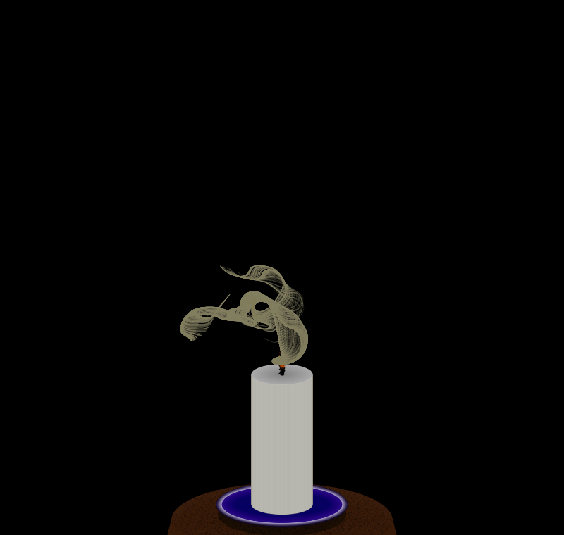 Candle in the Light Breeze #24 static token preview