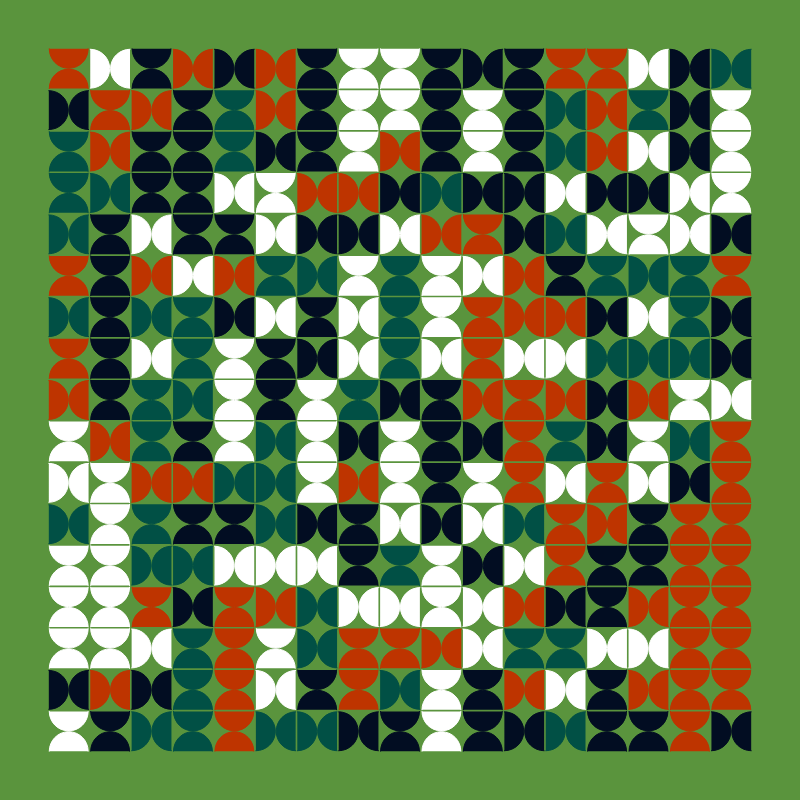 Mid-Century pattern #17 static token preview