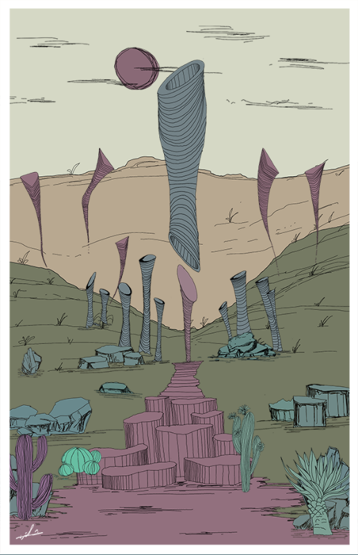 Skyward Garden #zentangle_world #9 static token preview
