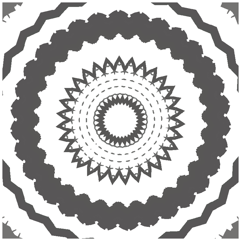 Glitch Mandala #7 static token preview