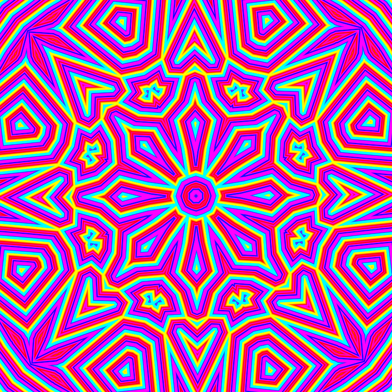 Psilocybin vision #3 - #fxhashturnsone #9 static token preview