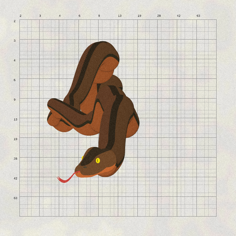 Nirdala snake #23 static token preview
