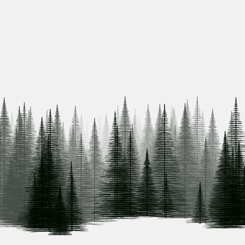 Pine trees in the cold #23 static token preview