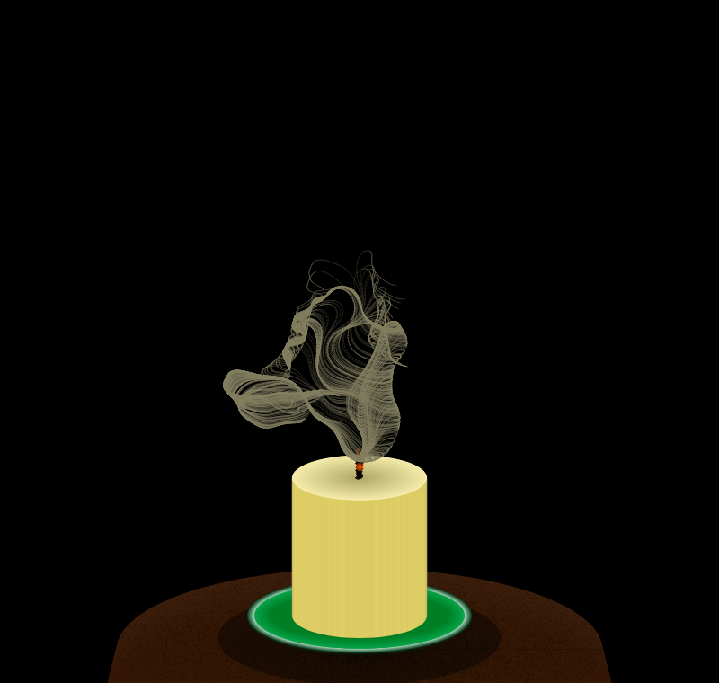 Candle in the Light Breeze #23 static token preview