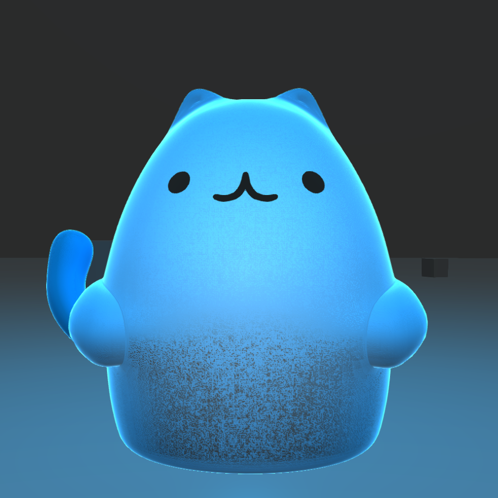 Glow Kitties #26 static token preview