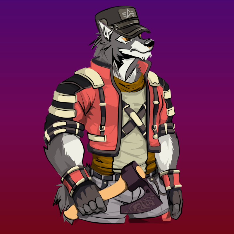 Wolf-soldier #17 static token preview