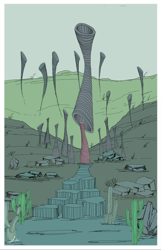 Skyward Garden #zentangle_world #7 static token preview