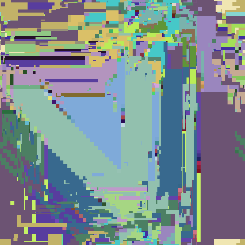 Cascade automata, pixel nature #9 static token preview