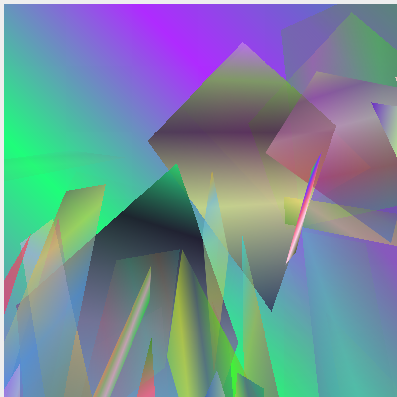 random divs with gradient and perspective #6 static token preview