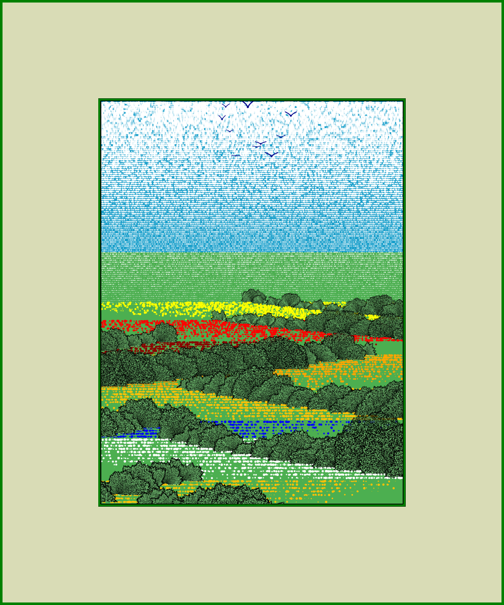 Fields of flowers #5 static token preview