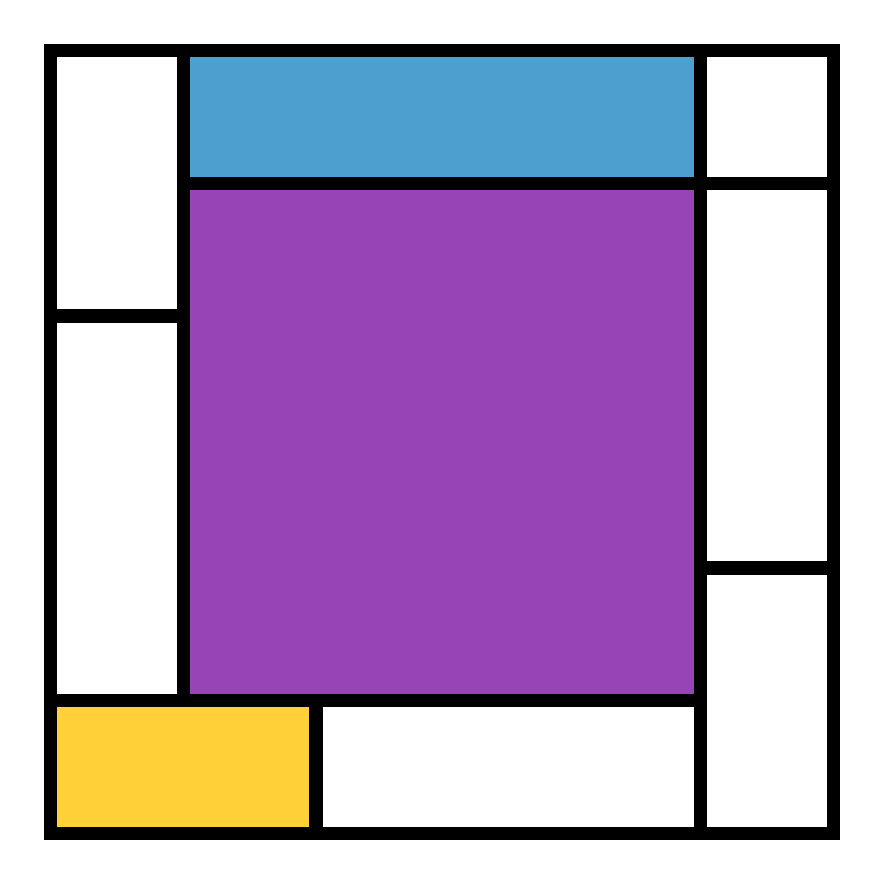 Neo-Mondrianist #12 static token preview