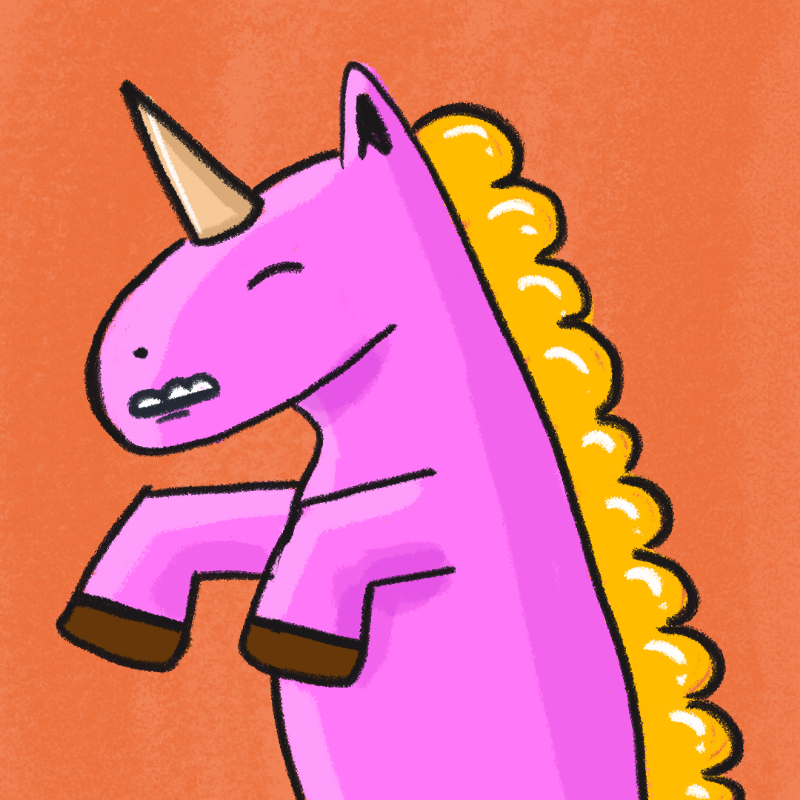 Peculiar unicornos #24 static token preview