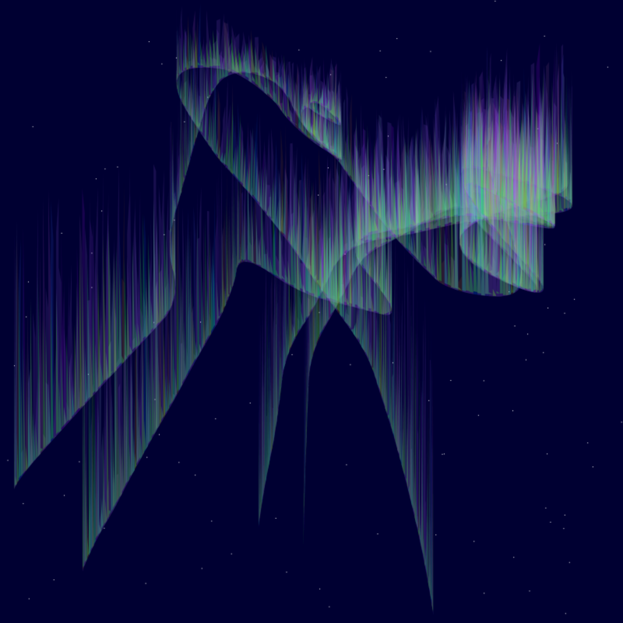 Aurora lights #12 static token preview