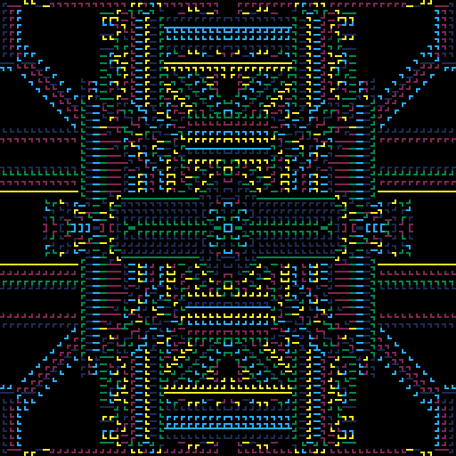 PETSCII Machine #26 static token preview