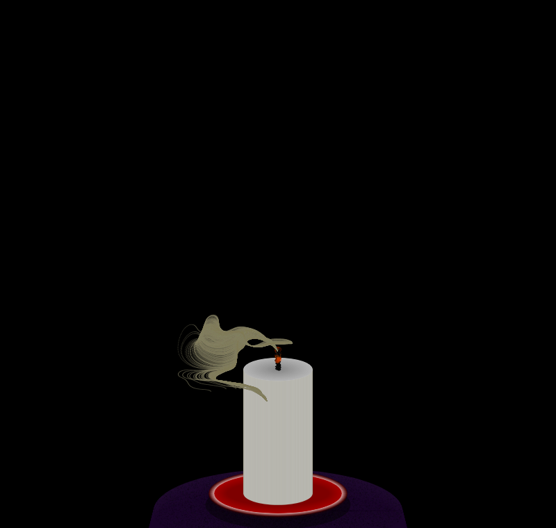 Candle in the Light Breeze #15 static token preview