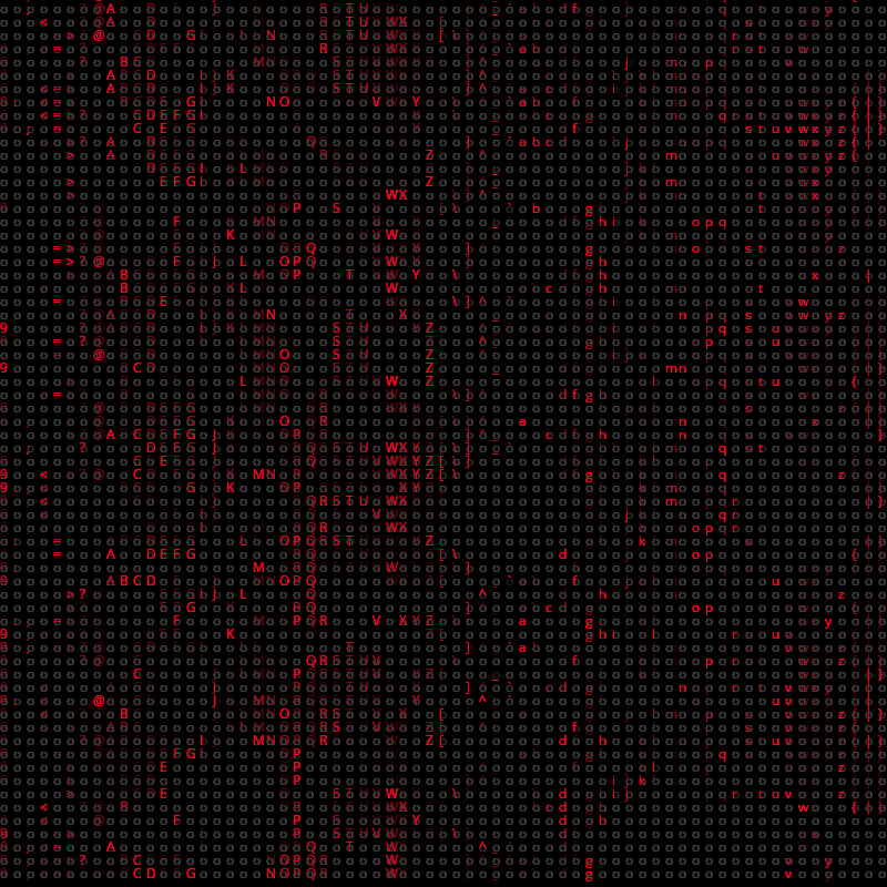 Ascii Noise #15 static token preview