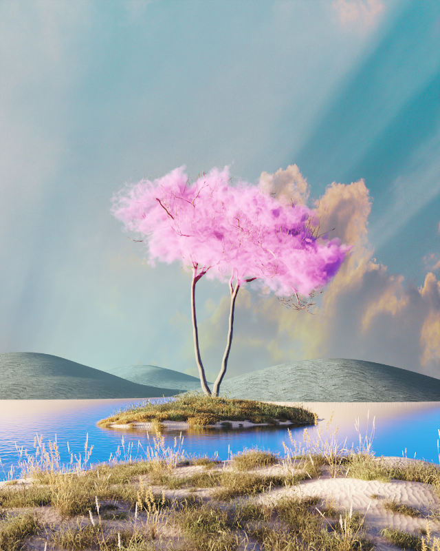 Cloudy desert #16 static token preview