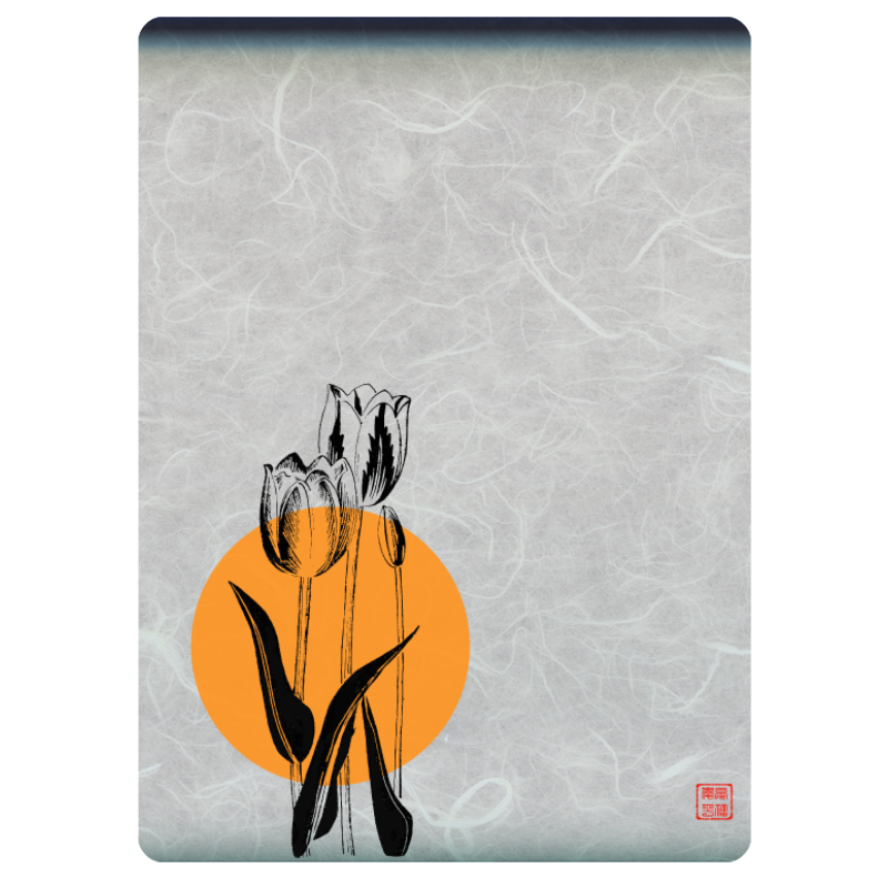 Zen flower card #1 static token preview