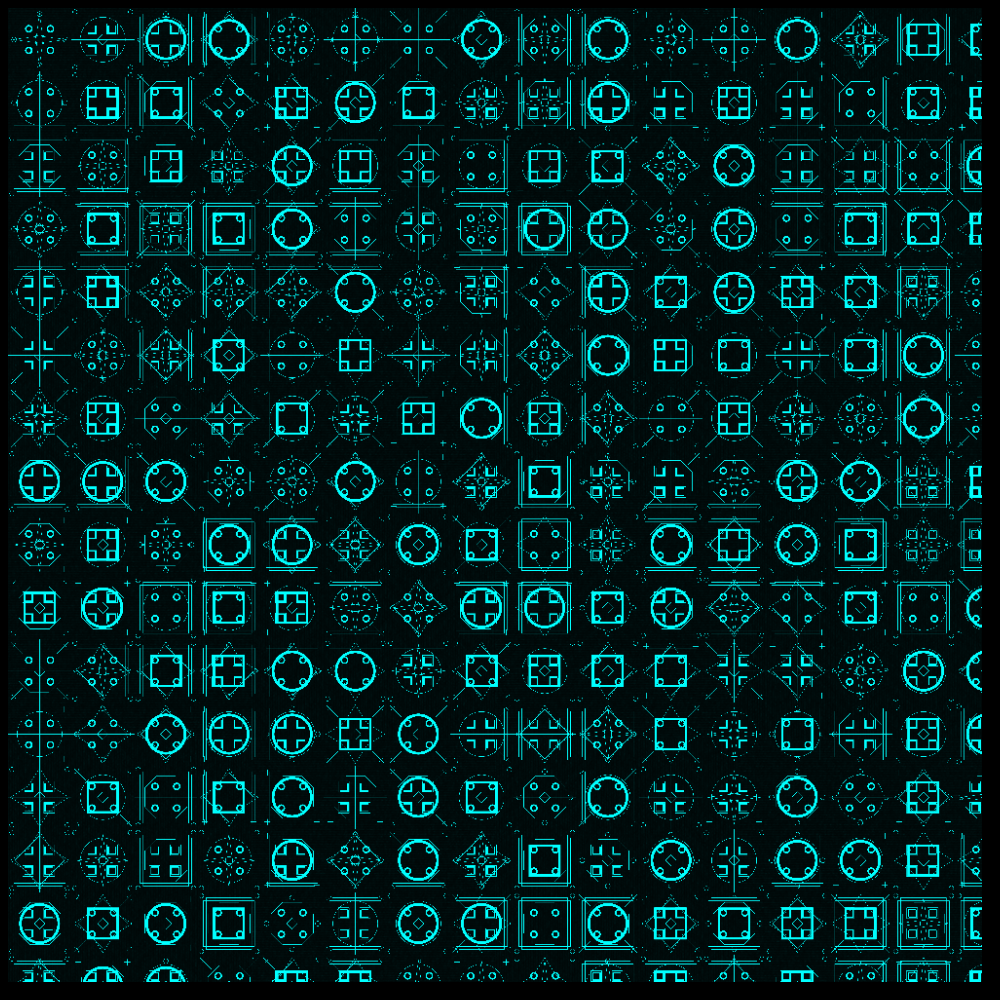 colorized_geometric_pattern #14 static token preview
