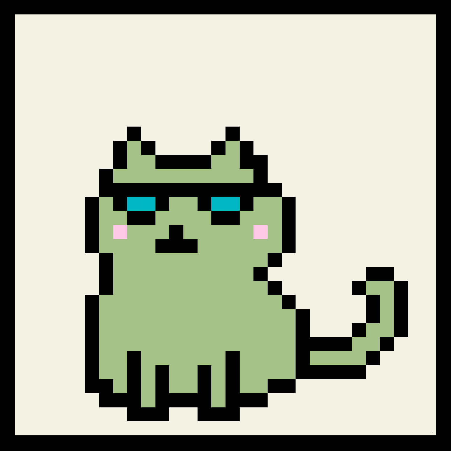 Lazy Kitties #73 static token preview