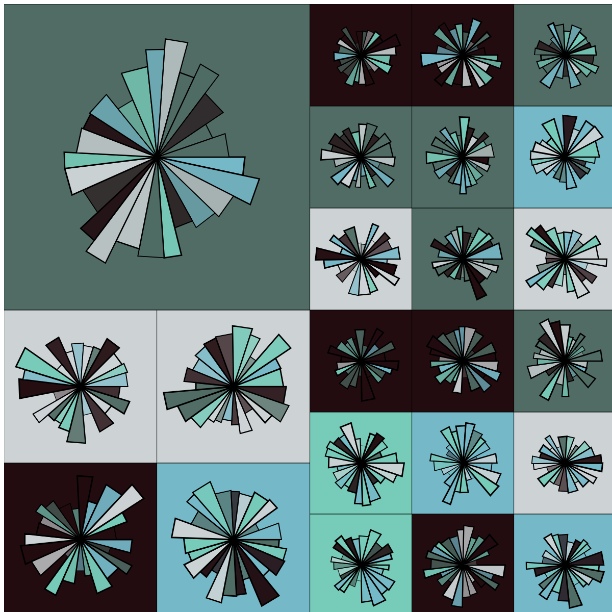 Dancing triangles #6 static token preview