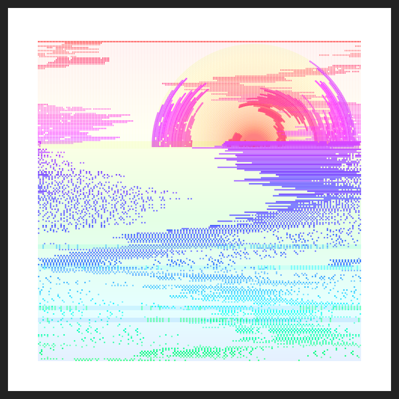 Glitch Acuarela #9 static token preview