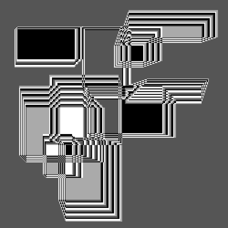 Superimposed Rectangles #10 static token preview