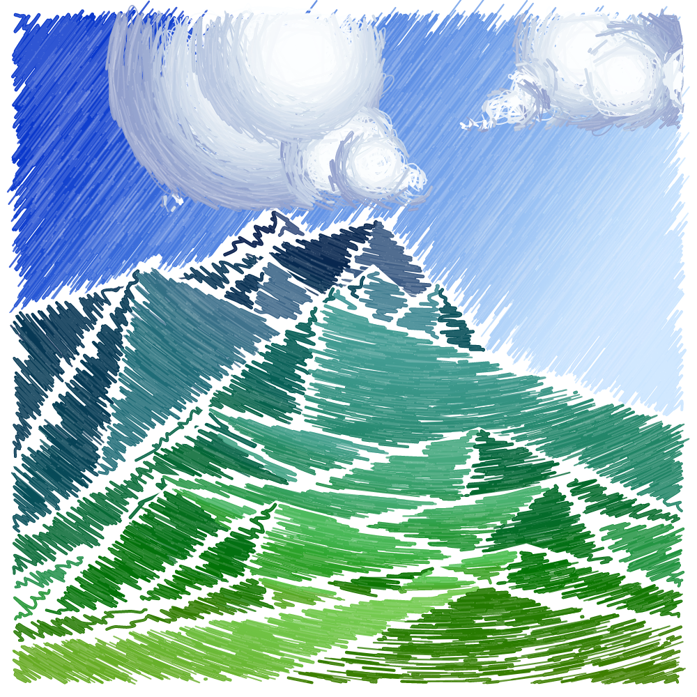 Mount Doodle #302 static token preview