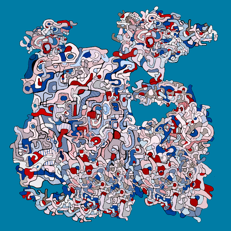 Swim in Dubuffet Thought #15 static token preview