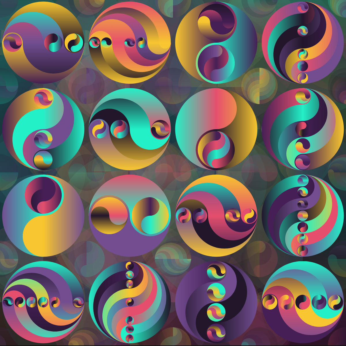 Yin and yang #10 static token preview
